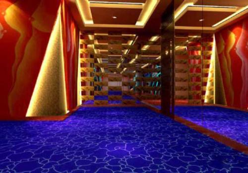 奢華包裹下的ktv設(shè)計(jì)效果圖  意識(shí)流的大膽運(yùn)用