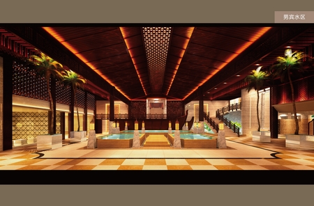 吉林郭爾羅斯SPA?xí)O(shè)計(jì)效果圖