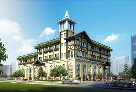 中西合璧的精彩碰撞  一水傾城洗浴會所設(shè)計效果圖欣賞