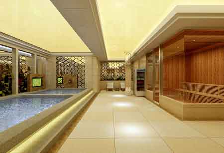 中西合璧的精彩碰撞  一水傾城洗浴會所設(shè)計效果圖欣賞