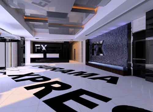 黑白空間  富驛時(shí)尚埔東酒店設(shè)計(jì)效果圖欣賞