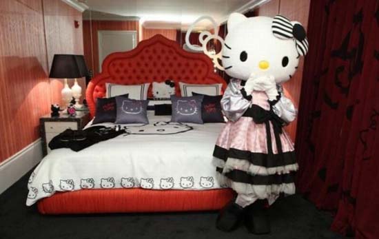 超萌HelloKitty精品酒店設計欣賞  http://www.www.fulangshop.com/jdsj/