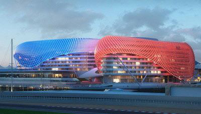 迪拜超奢華創(chuàng)意yas酒店設(shè)計(jì)亮相 酒店外觀媲美天空沙漠