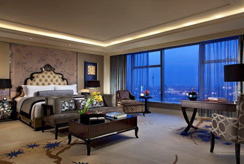 天津唐拉雅秀六星級(jí)酒店客房設(shè)計(jì)效果圖