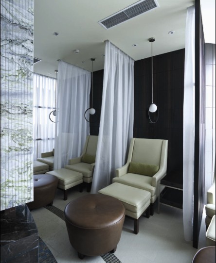 既美感又實用的洗浴中心設計  萬豪酒店泉SPA