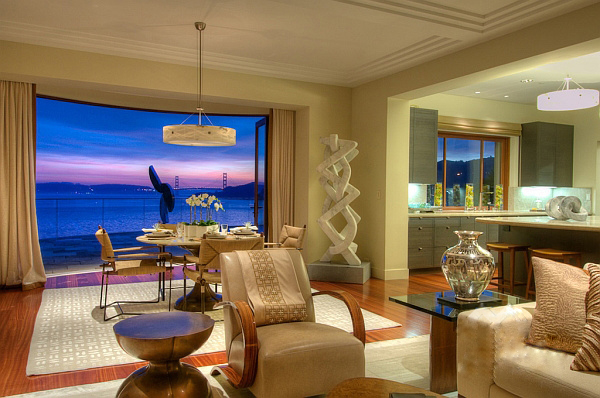 舊金山私人會(huì)所設(shè)計(jì)  浪漫奢華私人觀景會(huì)所