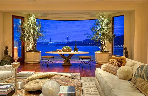 舊金山私人會(huì)所設(shè)計(jì)  浪漫奢華私人觀景會(huì)所
