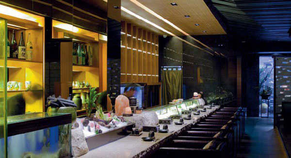 星級(jí)酒店餐廳設(shè)計(jì)精致享受  石庭兼六園日本料理設(shè)計(jì)賞析