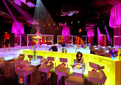 酒吧設(shè)計挑戰(zhàn)娛樂極限 TOPCLUB酒吧設(shè)計圖欣賞