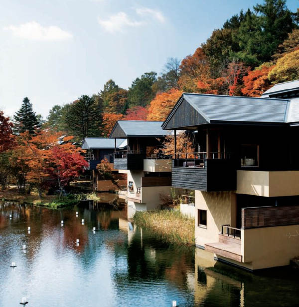 溫泉度假酒店景觀設(shè)計(jì)欣賞  虹夕諾雅輕井澤溫泉酒店
