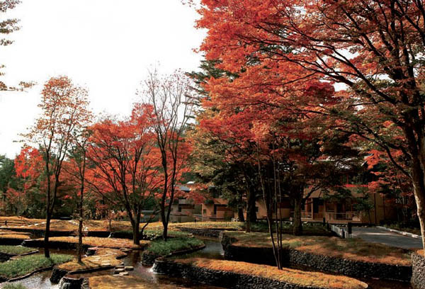 溫泉度假酒店景觀設(shè)計(jì)欣賞  虹夕諾雅輕井澤溫泉酒店