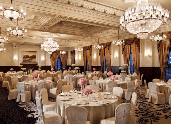 上海外灘華爾道夫奢華酒店宴會廳設計