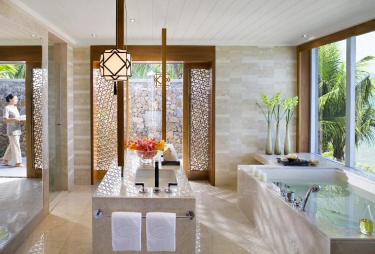 三亞文華東方酒店洗浴中心設(shè)計(jì)泳池介紹