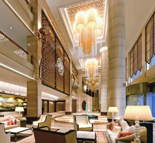 大氣莊重的遠(yuǎn)安國際大酒店設(shè)計(jì)效果圖欣賞
