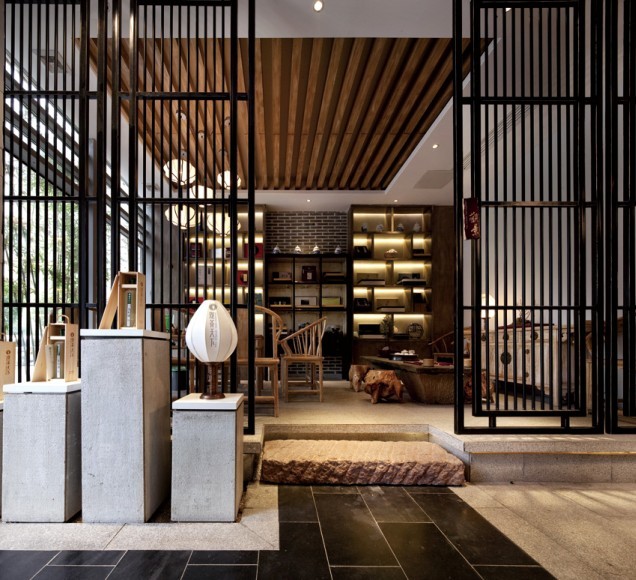 合肥徽派茶會所設(shè)計