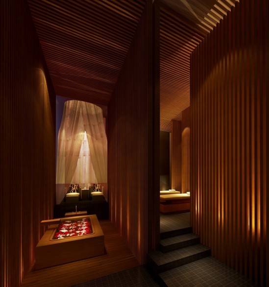 印尼風(fēng)格洗浴會所SPA設(shè)計