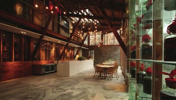 中醫(yī)文化與中式設(shè)計(jì)結(jié)合 草流行中藥養(yǎng)生水療spa